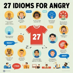 Read more about the article 27 Idioms for Angry (With Meanings and Examples)