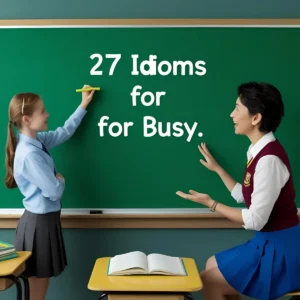 Read more about the article 27 Idioms for Busy (With Meaning And Examples)