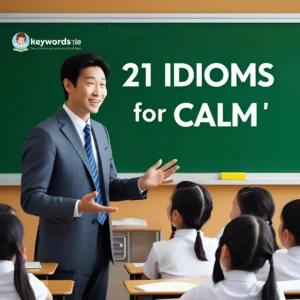 Read more about the article 21 Idioms for Calm (With Meaning And Examples)
