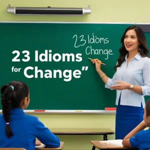 Read more about the article 23 Idioms for Change (With Meaning And Examples)