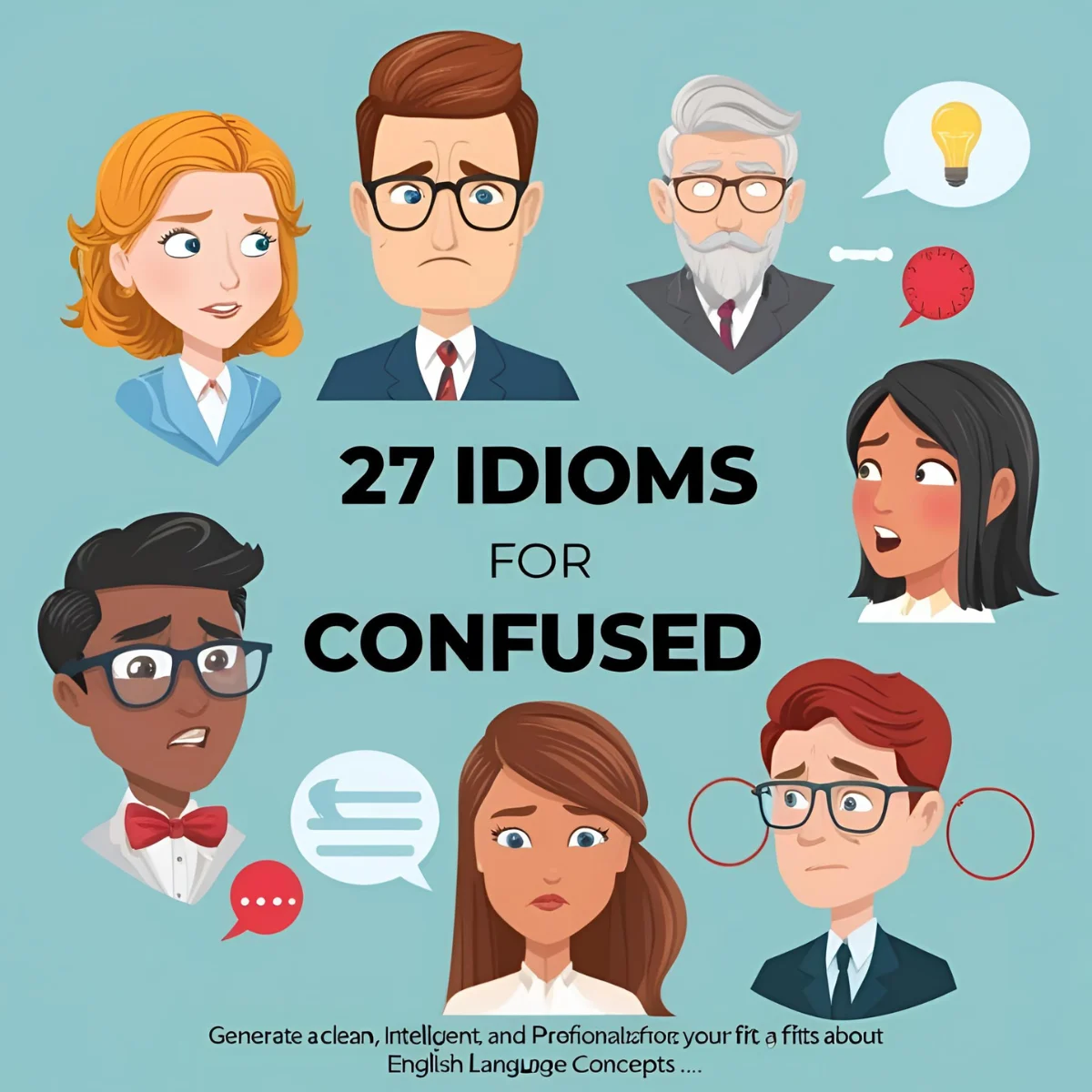You are currently viewing 27 Idioms for Confused (With Meanings and Examples)
