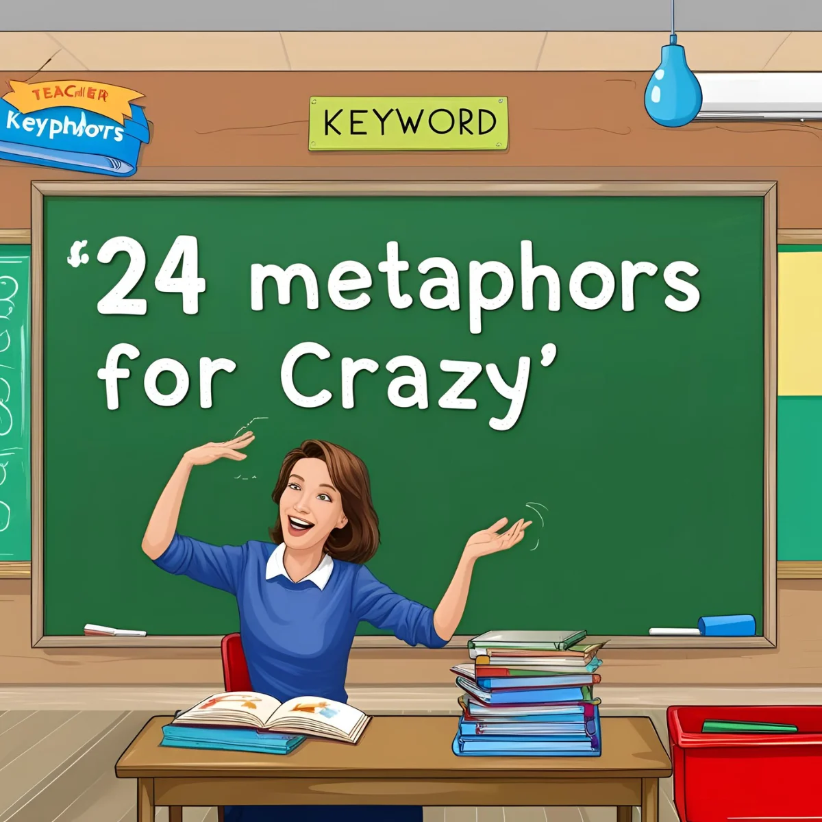 Read more about the article 24 Metaphors for Crazy (With Meaning And Examples)